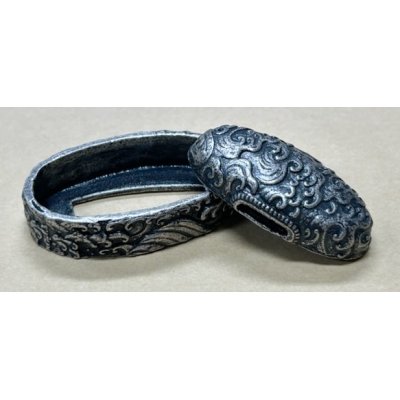 Photo1: Fuchi-Kashira Set "Aranami"