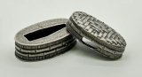 Photo: Fuchi-Kashira Set "Ajiro"